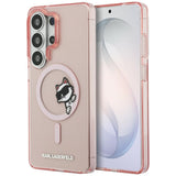 Karl Lagerfeld IML Peekaboo Choupette MagSafe Case for Samsung Galaxy S26 Ultra - Pink