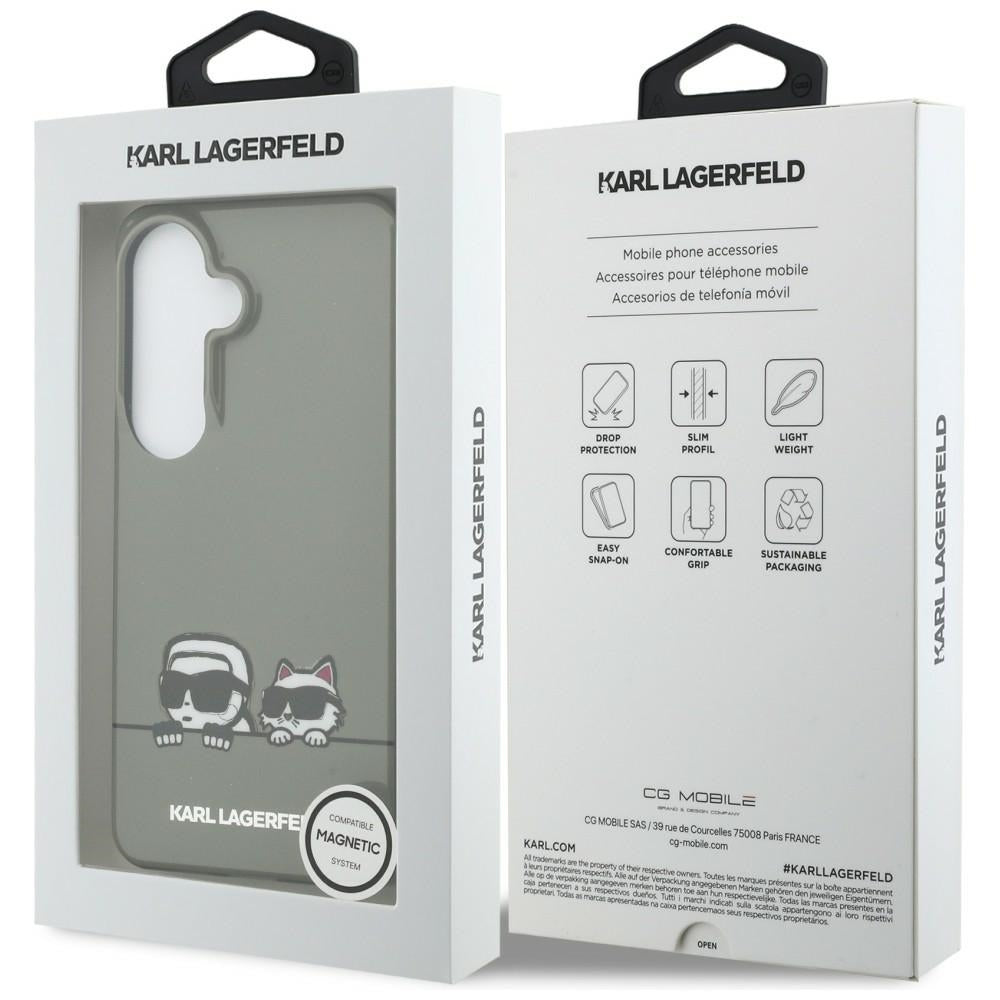 Karl Lagerfeld IML Peekaboo Karl & Choupette MagSafe Case til Samsung Galaxy S26 - sort