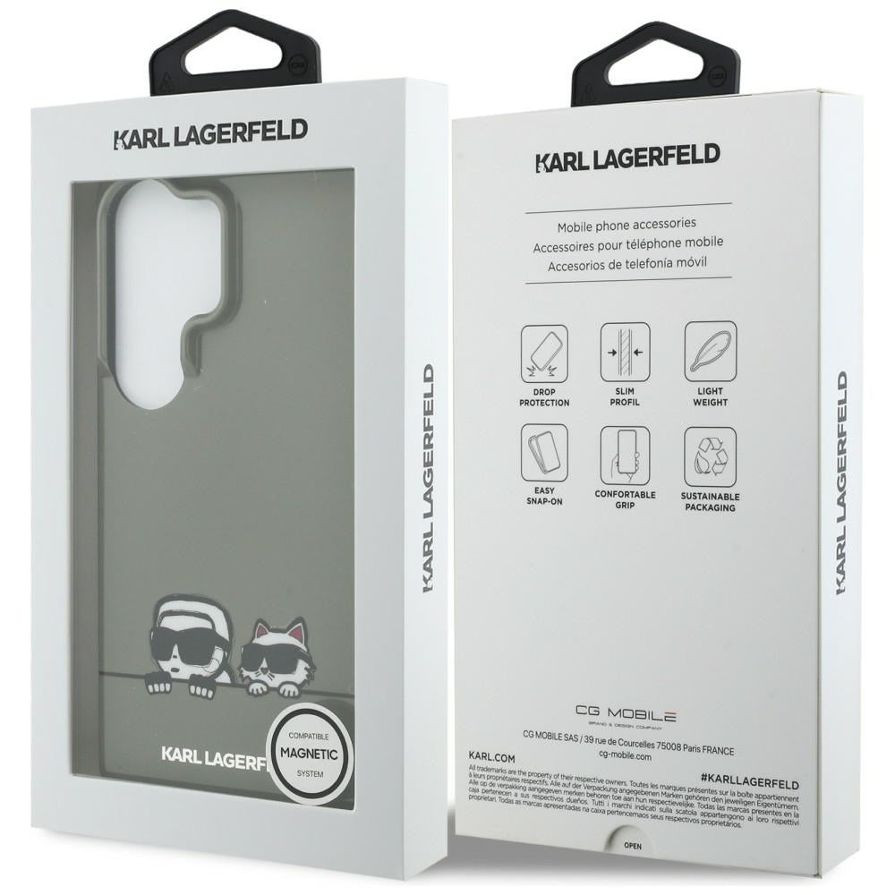Karl Lagerfeld IML Peekaboo Karl & Choupette MagSafe Case til Samsung Galaxy S26 Ultra - sort