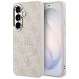 Guess 4G Embossed Ring MagSafe Case for Samsung Galaxy S26 - Pink