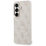 Guess 4G Embossed Ring MagSafe Case for Samsung Galaxy S26 - Pink