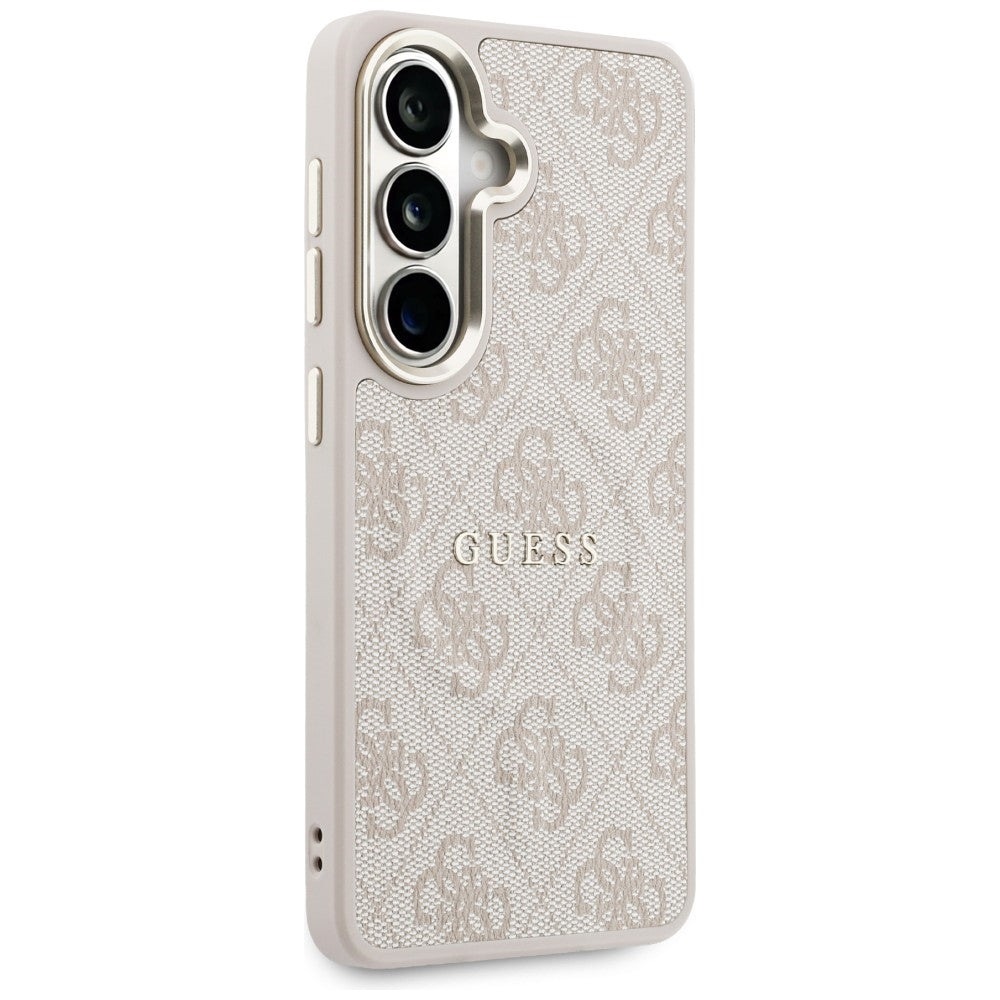 Guess 4G Embossed Ring MagSafe Case for Samsung Galaxy S26 - Pink