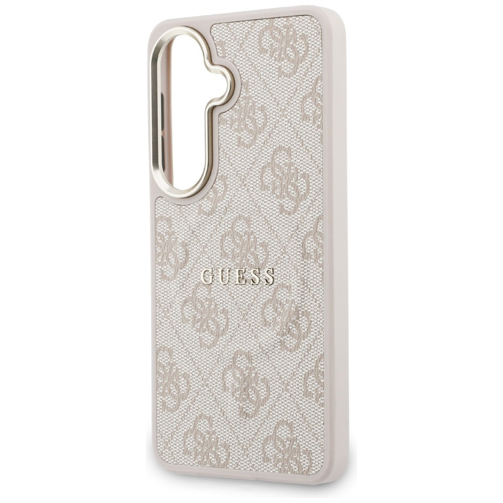 Guess 4G Embossed Ring MagSafe Case for Samsung Galaxy S26 - Pink