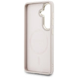 Guess 4G Embossed Ring MagSafe Case for Samsung Galaxy S26 - Pink
