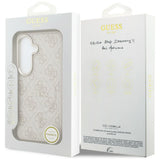 Guess 4G Embossed Ring MagSafe Case for Samsung Galaxy S26 - Pink