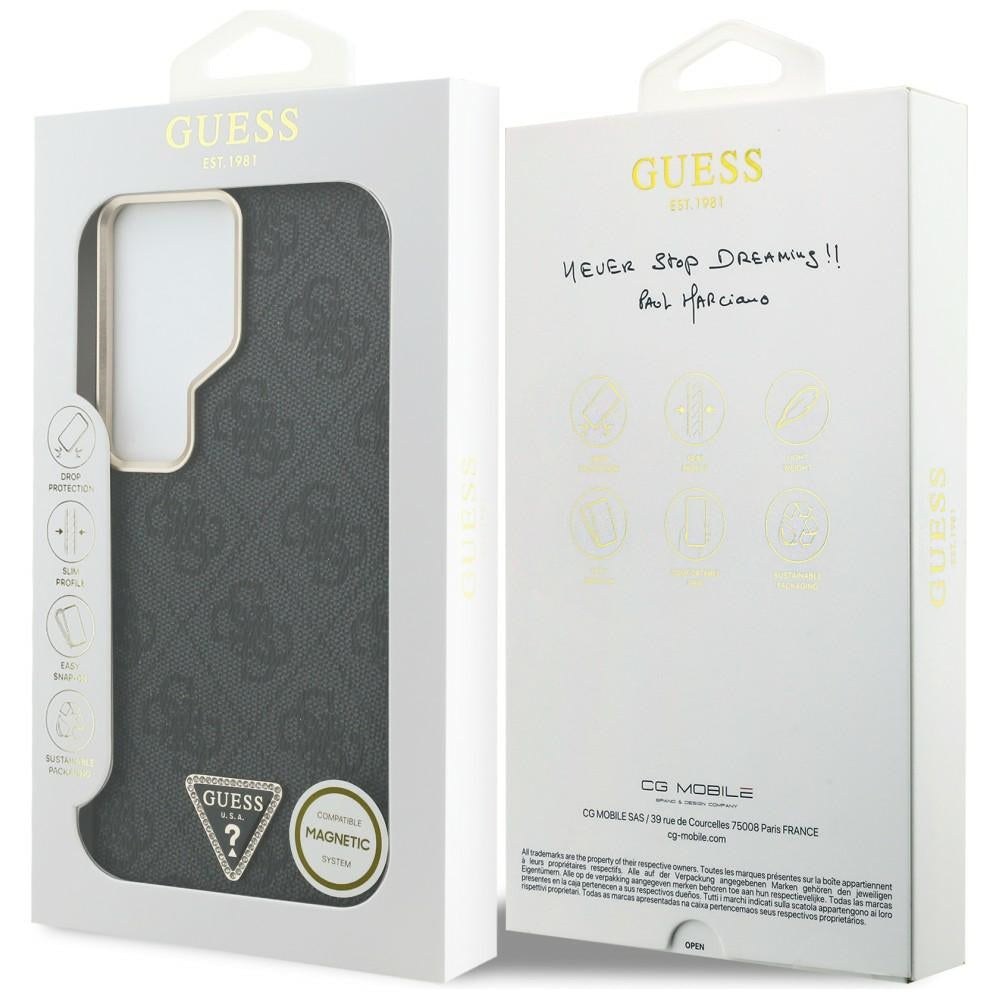 Guess 4G Triangle Logo MagSafe case for Samsung Galaxy S26 Ultra - black