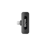 BOYA BY-V1 V2.0 trådløs mikrofon 2.4GHz - sort