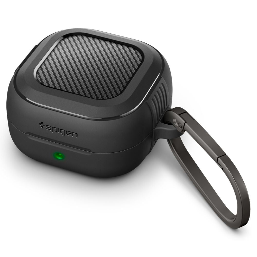 Spigen Rugged Armor Case til Samsung Galaxy Buds 4 / 4 Pro - Matte Black
