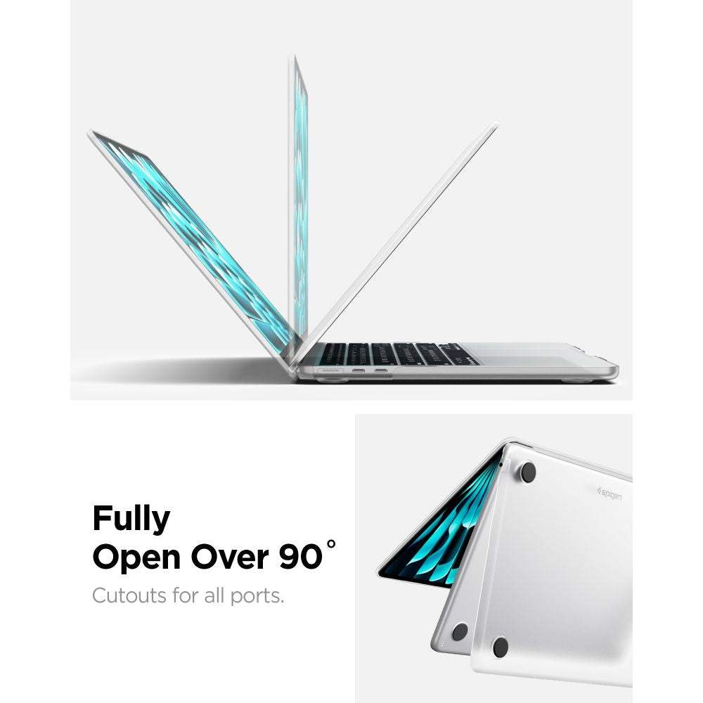 Spigen Airskin Macbook Air 13 M2 M5 2023 2026 Frost Clear