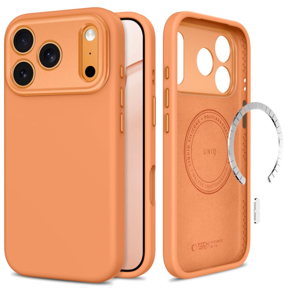Tech Protect Uniq Magsafe Cc Iphone 17 Pro Max / 18 Pro Max Cosmic Orange