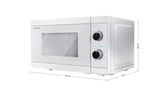 Sharp YC-MG01E-C mikrobølgeovn Hvid Grill mikroovn Bordplade 20 L 800 W