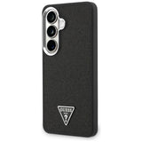 Guess Fixed Glitter Triangle MagSafe-kasse til Samsung Galaxy S26+ - sort