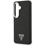 Guess Fixed Glitter Triangle MagSafe-kasse til Samsung Galaxy S26+ - sort