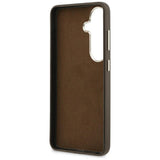 Guess Grained Big 4G Metal Logo Case til Samsung Galaxy S26+ - Brunt