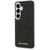 Karl Lagerfeld Embossed Ring Initialer MagSafe Case til Samsung Galaxy S26 - sort