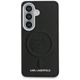 Karl Lagerfeld Embossed Ring Initialer MagSafe Case til Samsung Galaxy S26 - sort