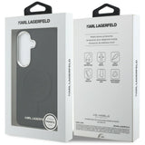 Karl Lagerfeld Embossed Ring Initialer MagSafe Case til Samsung Galaxy S26 - sort