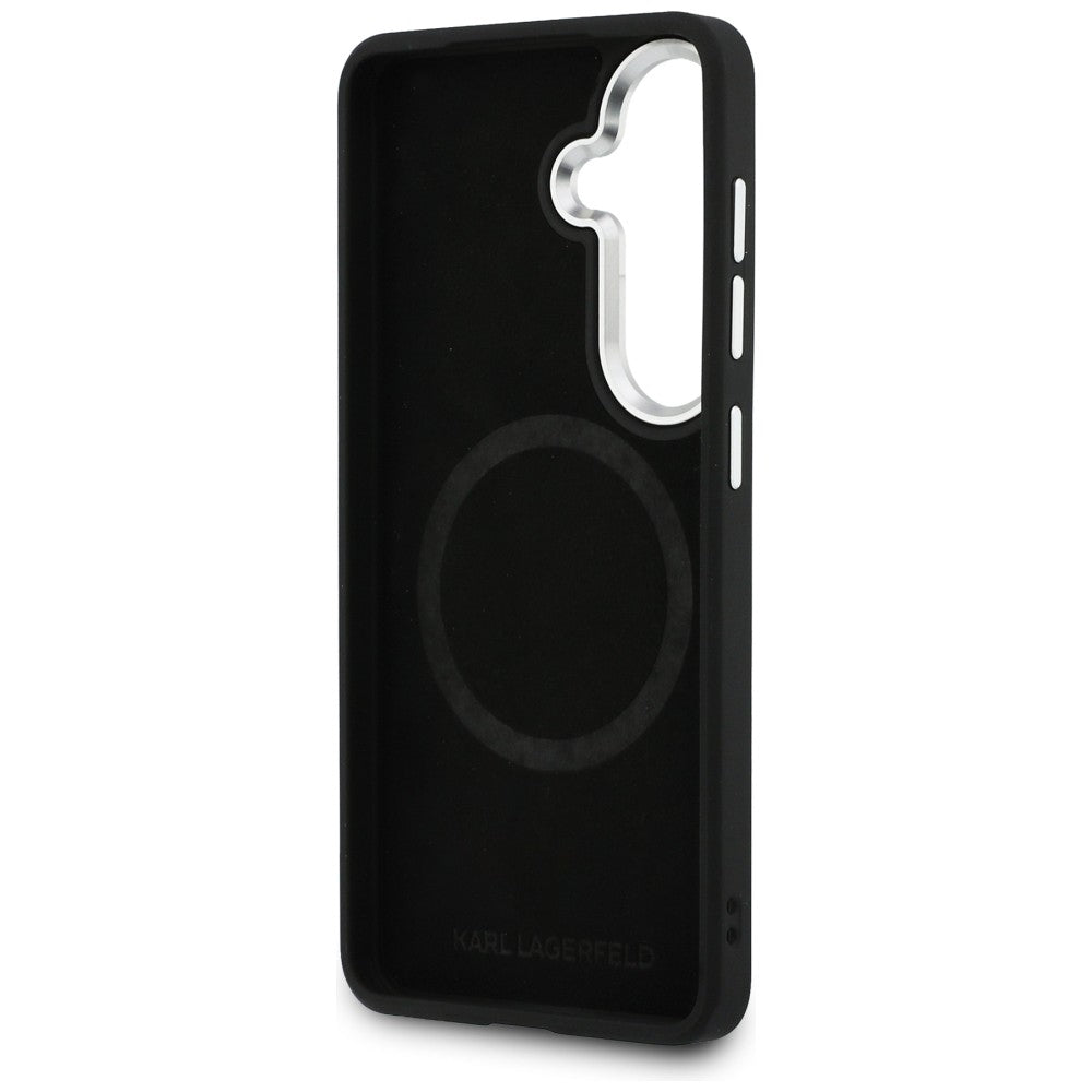 Karl Lagerfeld Perforeret KL MagSafe Case til Samsung Galaxy S26 - Brunt