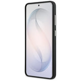 Karl Lagerfeld Saffiano Dobbelthovedet metalfoder til Samsung Galaxy S26 - sort