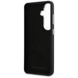 Karl Lagerfeld Saffiano Dobbelthovedet metalfoder til Samsung Galaxy S26 - sort