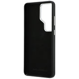 Karl Lagerfeld Saffiano Dobbelthovedet metalfoder til Samsung Galaxy S26 Ultra - sort