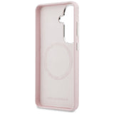 Karl Lagerfeld Saffiano KC Metal Logo MagSafe Case til Samsung Galaxy S26+ - Pink
