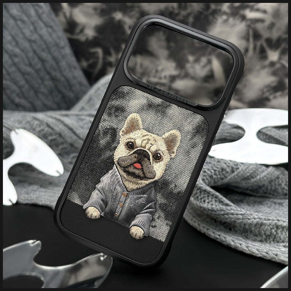 Nimmy Gentle Pets Series Dog MagSafe-fodral til iPhone 17 Pro Max - sort