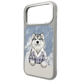 Nimmy Gentle Pets Series Dog MagSafe case til iPhone 17 Pro Max - grå