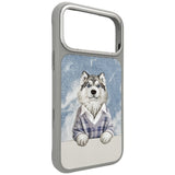 Nimmy Gentle Pets Series Dog MagSafe case til iPhone 17 Pro Max - grå