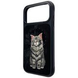 Nimmy Lucky Fashion Cat MagSafe-hylster til iPhone 17 Pro Max - sort