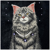 Nimmy Lucky Fashion Cat MagSafe-hylster til iPhone 17 Pro Max - sort