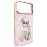 Nimmy Lucky Fashion Cat MagSafe-hylster til iPhone 17 Pro Max - pink