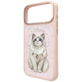 Nimmy Lucky Fashion Cat MagSafe-hylster til iPhone 17 Pro - pink