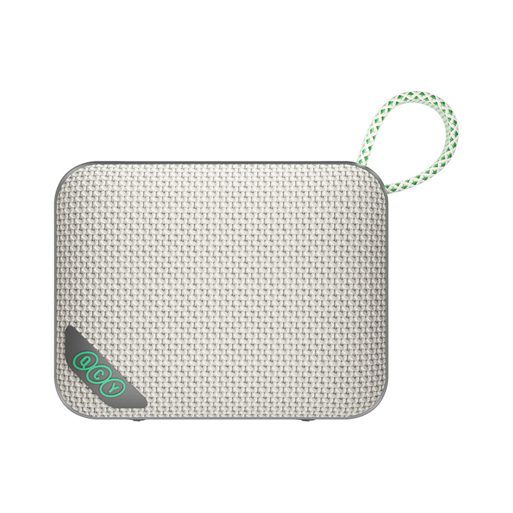 QCY SP2 IP67 Bluetooth Speaker with RGB Backlight and Stereo Mode - Gray Green
