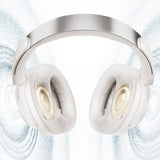 QCY H3S Wireless On-Ear Headphones with LDAC and ANC Noise Cancellation - White