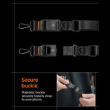 Spigen DA30M Stap Crossbody Phone Lanyard - sort