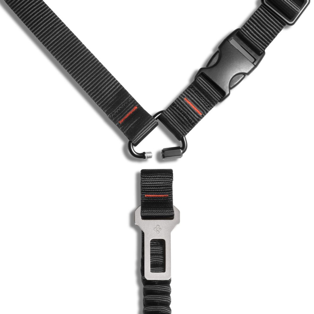 Spigen PS100 Universal Pet Seat Belt - sort