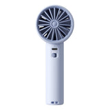 Jisulife håndholdt ventilator 10 4000mAh bærbar USB-ventilator - blå