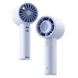 Jisulife håndholdt ventilator 10 4000mAh bærbar USB-ventilator - blå