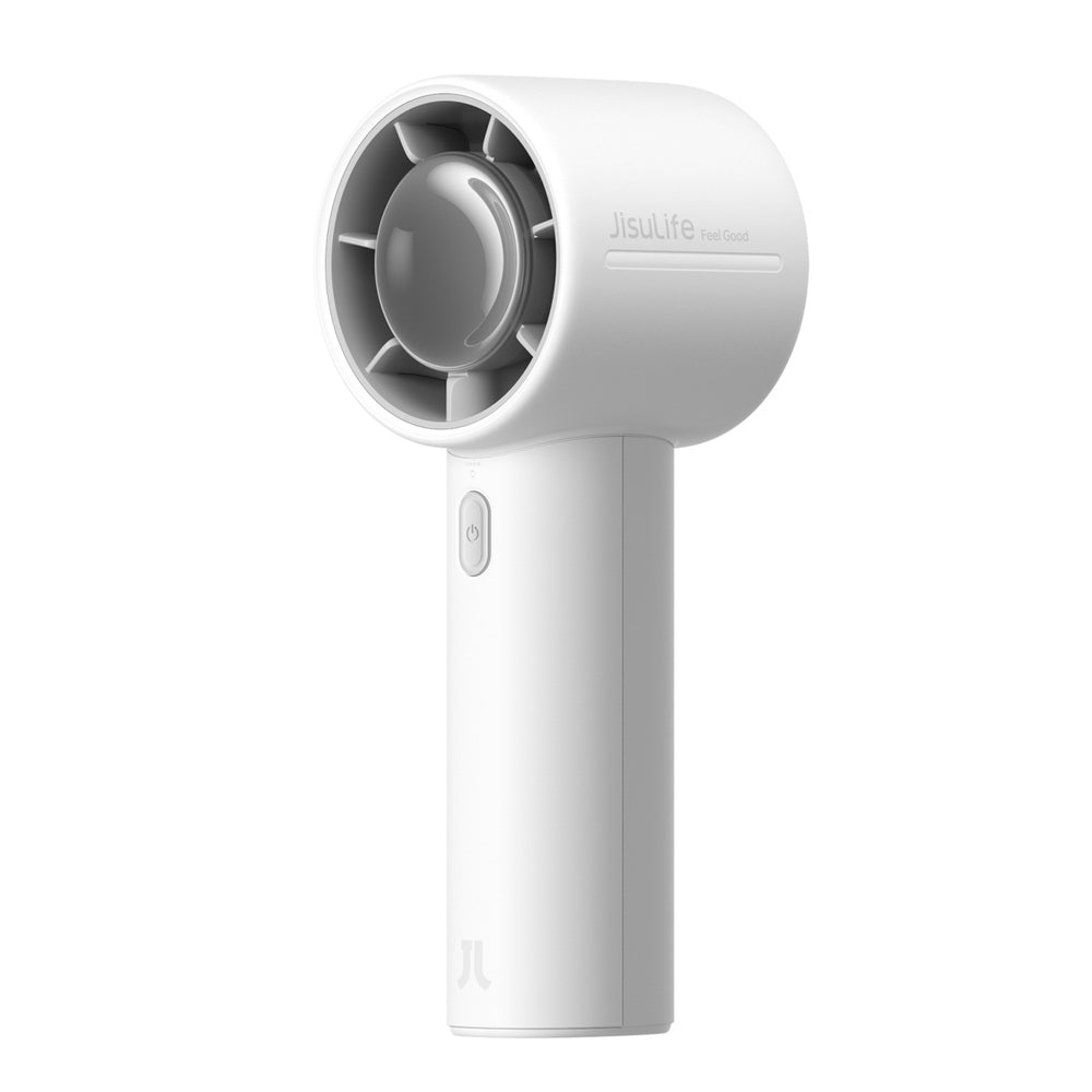 Jisulife håndholdt ventilator 10 4000mAh bærbar USB-ventilator - grå