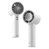Jisulife håndholdt ventilator 10 4000mAh bærbar USB-ventilator - grå