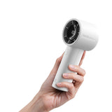 Jisulife håndholdt ventilator 10S 5000mAh bærbar USB-ventilator - grå