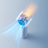 Jisulife håndholdt ventilator 10S 5000mAh bærbar USB-ventilator - blå