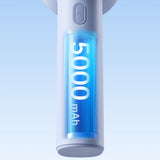 Jisulife håndholdt ventilator 10S 5000mAh bærbar USB-ventilator - blå