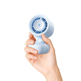 Jisulife Stroller Fan 4 5000mAh Mini Fan til Stroller med Fleksibel Stativ - Blå