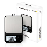 Wozinsky WAK-2252 kitchen scale accurate with large LCD display up to 5 kg - black