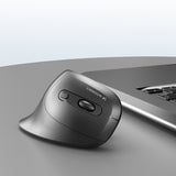 Wozinsky WWM-1076 Wireless Vertical Ergonomic Mouse 3600 DPI - Black