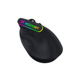 Wozinsky WMG-1164 Wireless Vertical Ergonomic Gaming Mouse 3600 DPI with RGB Backlight - Black