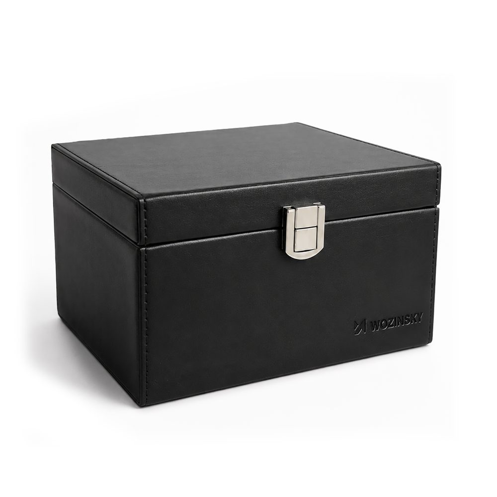 Wozinsky WPB-R16 RFID Blocking Box for Keyless Keys with Compartments 16x12x9 cm - Black