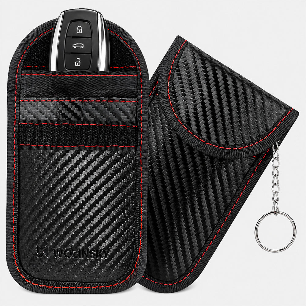 Wozinsky WPB-R14 RFID-blokerende etui til nøglefri nøgler 14x9 cm - sort